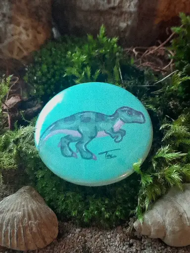 Badge Tyrannosaure